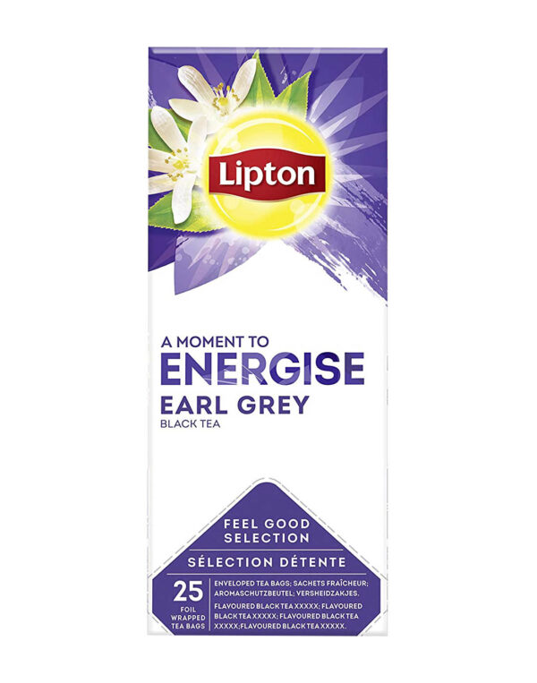 Lipton Energise Earl Grey (pack de 6 x 25)
