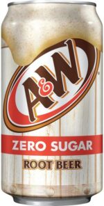 A&W USA Zero Sucre Bière de Soda (Pack de 12 x 0,35l)