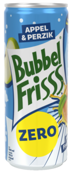 Bubbel Frisss Pomme & Pêche Zero (Pack de 2 x 0,25l)