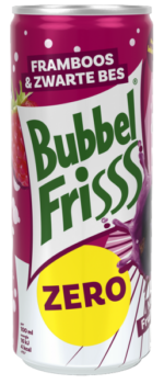 Bubbel Frisss Framboise & Cassis Zéro (pack de 12 x 0,25