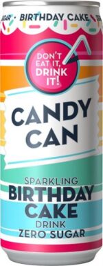 Candy Can Sparkling Birthday Cake (Pack de 12 x 0,33l)
