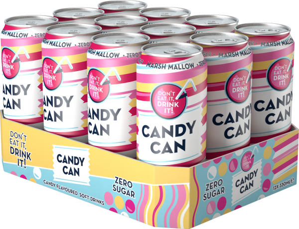 Candy Can Marshmallow (Pack de 12 x 0,33l)
