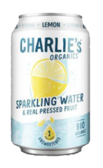 Charlie's Organic Sparkling Water Citron (Pack de 12 x 0,33l)