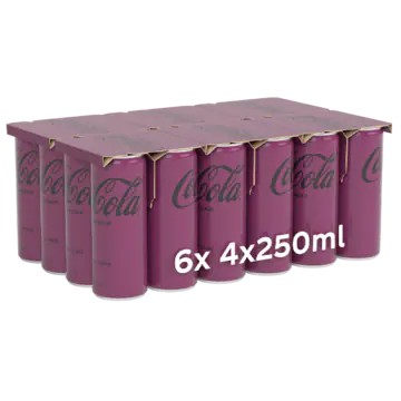 Coca Cola Cerise Zero Sucre (Pack de 24 x 0,25l)