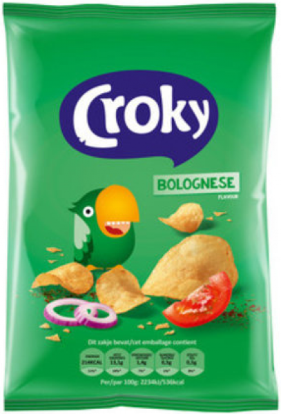 Croky Bolognese Crisps (Pack de 20 x 40g)