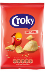 Croky Naturel Crisps (Pack de 20 x 40g)