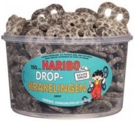 Silo de bretzels salés Haribo (1.050g)