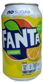 Fanta Citron Sans Sucre (pack de 24 x 0,33l)
