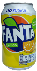 Fanta Citron Sans Sucre (pack de 24 x 0,33l)