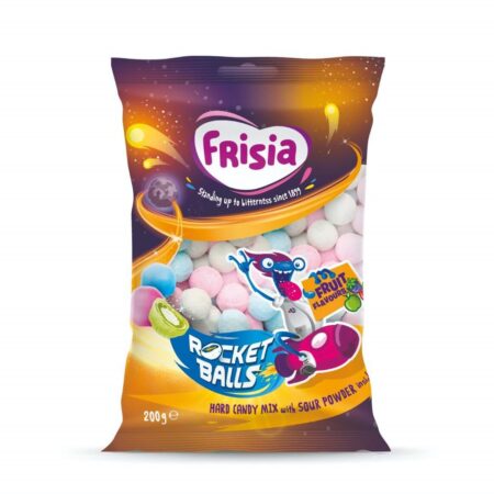 Frisia Rocket Balls Fruitmix (12 sachets de 200g)