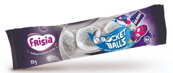 Frisia Rocket Balls Salmiak (Pack de 50 x 33g)