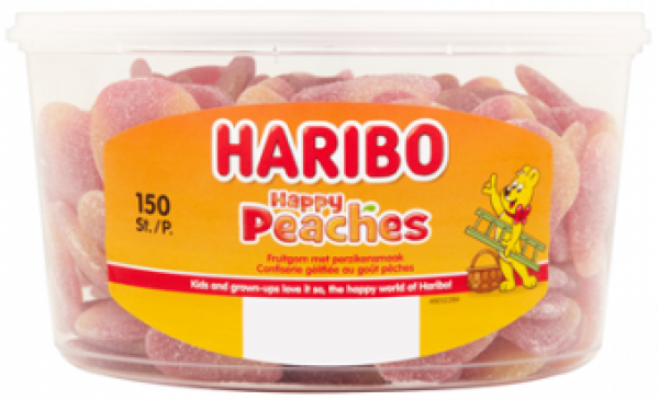 Haribo Happy-Peaches Silo (1.350g)