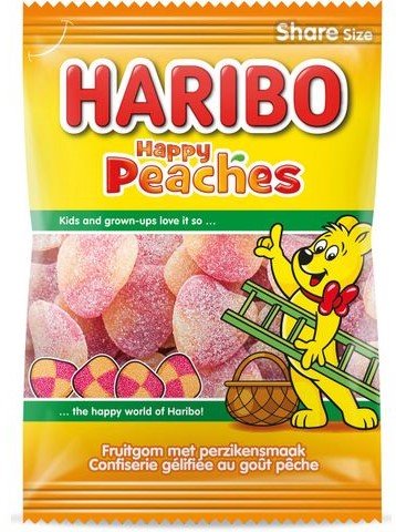 Haribo Happy Peaches (20 sachets de 185g)