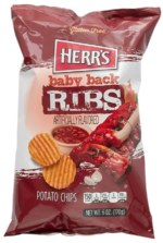 Herr's Baby Back Ribs Chips (170g)