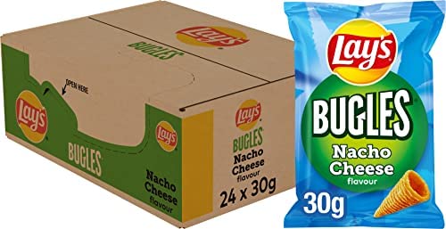 Lay's Bugles Nacho Cheese (Pack de 24 x 30g)