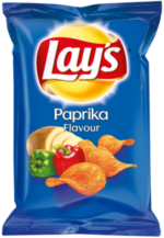 Lay's Paprika Crisps (Pack de 8 x 175g)