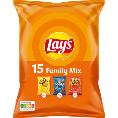 Mix familial Lay's (15 sachets)