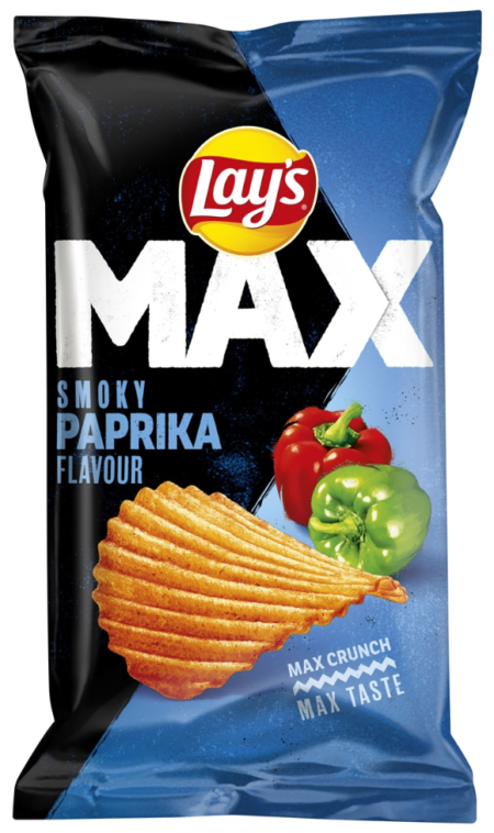 Lay's Max Chips au Paprika Fumé (Pack de 10 x 185g)