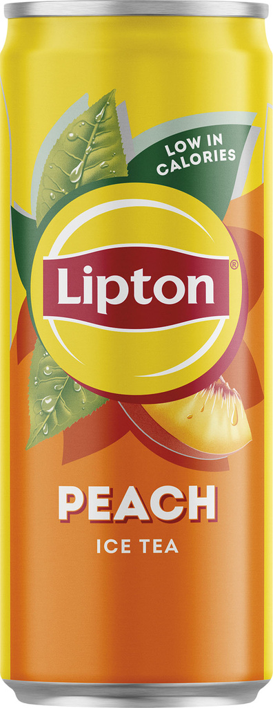 Lipton Ice Tea Peche Slim Can (Pack de 24 x 0,33l)