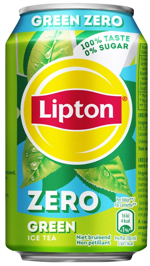 Lipton Green Ice Tea Zero (Pack de 24 x 0,33l)