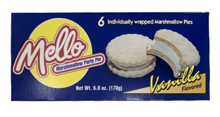 Mello Marshmallow Party Pie Vanille (Pack de 12 x 170g)