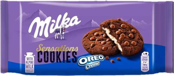 Milka Cookie Sensations Oreo Creme (Pack de 12 x 156g)
