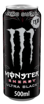 Monster Energy Ultra Black (Pack de 12 x 0,5l)