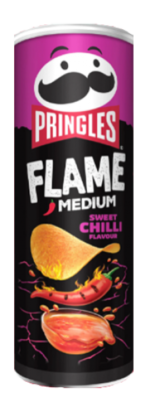 Pringles Flame Piment Doux (Pack de 9 x 160g)