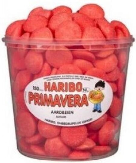 Haribo Primavera Fraises Meringuées Silo (1.050g)