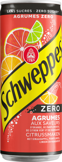 Schweppes Agrumes Zero (Pack de 24 x 0,33l)