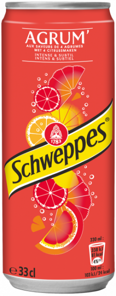 Schweppes Agrum (Pack de 24 x 0,33l)
