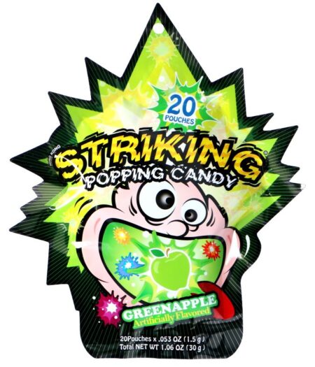 Striking Popping Candy Pomme Verte (30g)