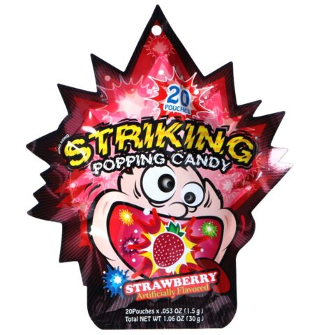 Striking Popping Candy Fraise (30g)