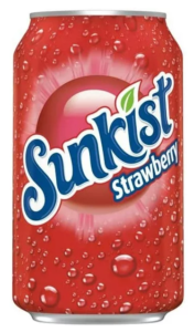 Sunkist USA Fraise (Pack de 12 x 0,35l)