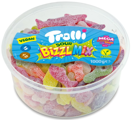 Trolli Acide Bizzle Mix Silo (1.000g)