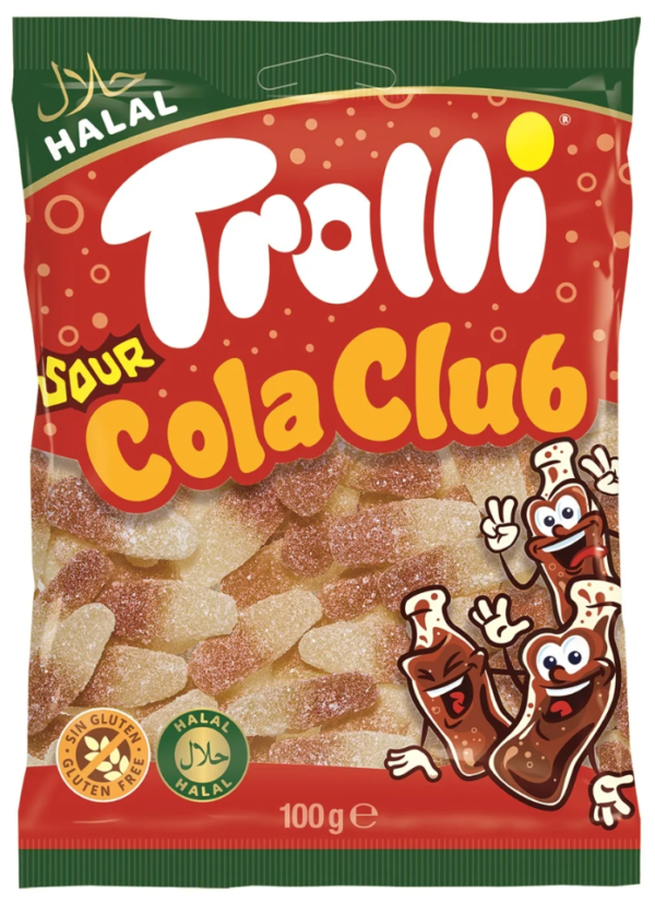 Trolli Sour Cola Club (Pack de 30 x 100g)