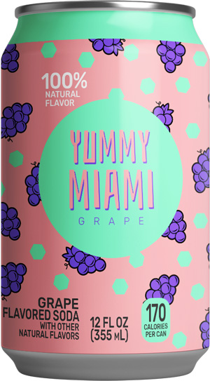 Yummy Miami USA Raisin (Pack de 12 x 0,35l)