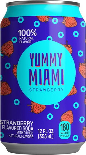 Yummy Miami USA Fraise (Pack de 12 x 0,35l)