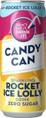 Candy Can Sparkling Rocket Ice Lolly (Pack de 12 x 0,33l)