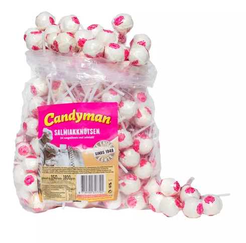 Sucettes Candyman Salmiakknotsen(150 piece)