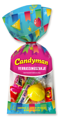Sachets surprise Candyman (Pack de 24 x 52g)