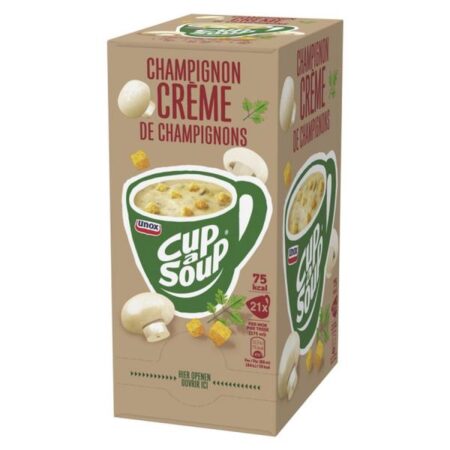 Unox Cup a Soup Soupe à la crème de champignons (Pack de 21 x 17g)
