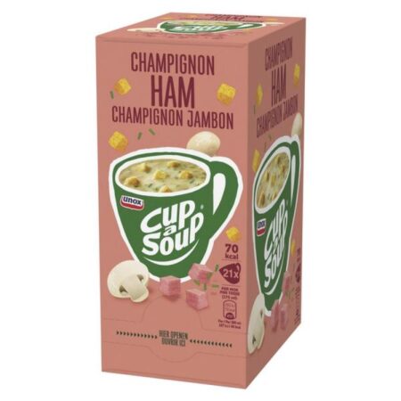 Unox Cup a Soup Soupe aux champignons et au jambon (21 x 16 gr. NL)
