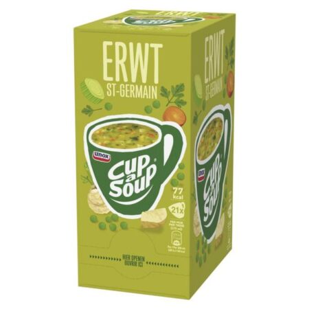 Unox Cup a Soup Soupe aux pois (Pack de 21 x 23g)