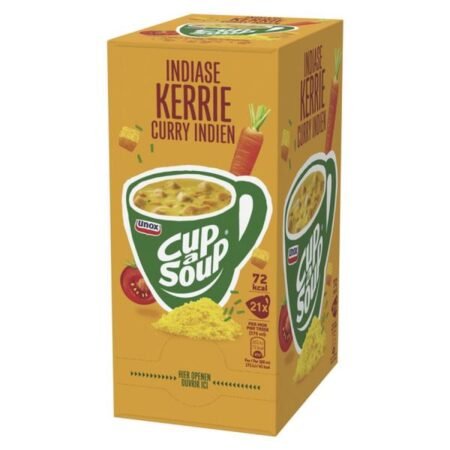 Unox Cup a Soup Soupe indienne au curry (Pack de 21 x 17g)