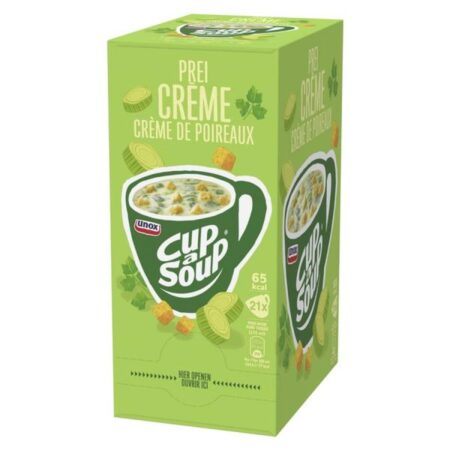 Unox Cup a Soup Soupe aux poireaux (Pack de 21 x 16g)