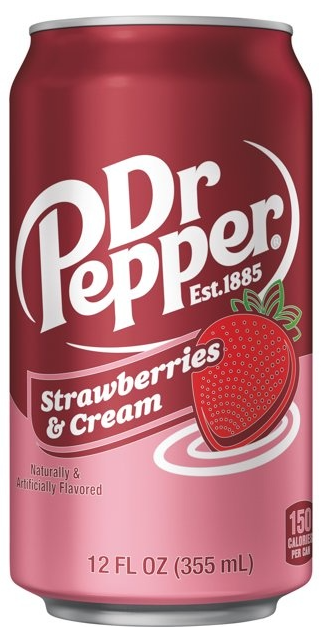 Pepper USA Fraises et crème (12 can de 0,35l)