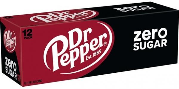 Dr. Pepper USA Zero Sucre (Pack de 12 x 0,35l)