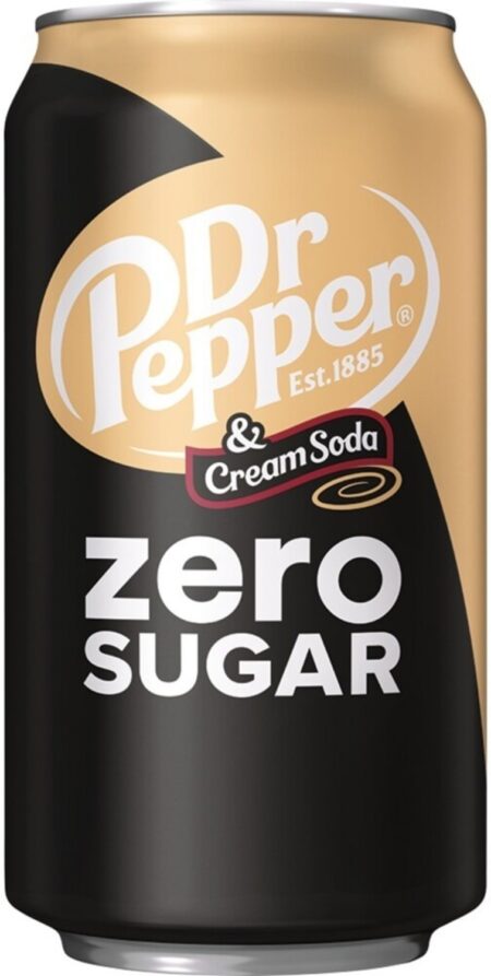 Dr. Pepper USA Crème Soda Zero (Pack de 12 x 0,35l)