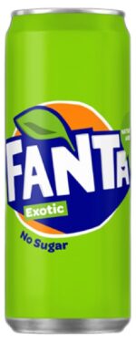 Fanta Exotique Sans Sucre  (pack de 24 x 0,33l)